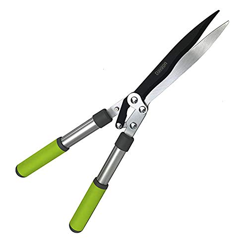 Garden Shears - Best Gardening Tool for Easy Cutting and Trimming - Ideal for Hedges, Shrubs and Bushes - Complete with Soft-Grip Handle- Garden Shears for Hedges & Grass- Hedge Shears - Davaon Pro