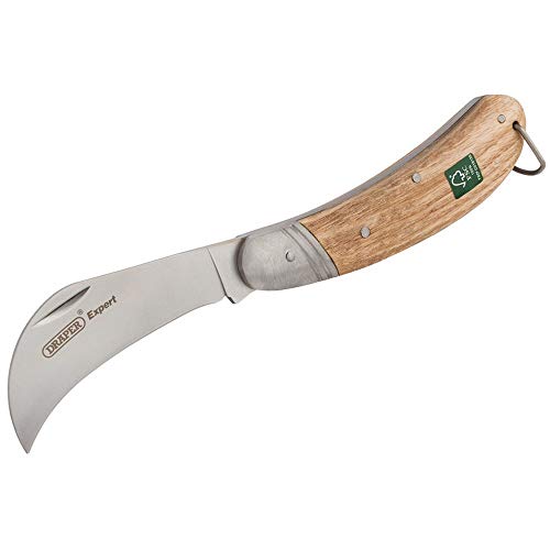 Draper 17558 Budding knife with FSC Certified Oak Handle