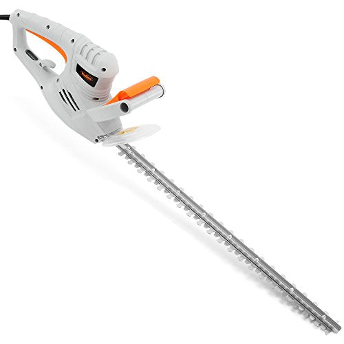 VonHaus 550W Electric Hedge Trimmer/Cutter with 60cm Blade + Blade Cover & 10m Cable