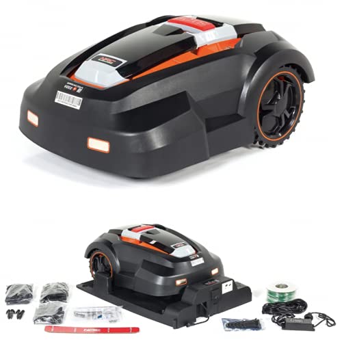 Automatic Lawn Mower Robot NAC 1500m2 4 Cutting Blades / Lift, Crash, Rain Sensor / Anti-Theft Protection