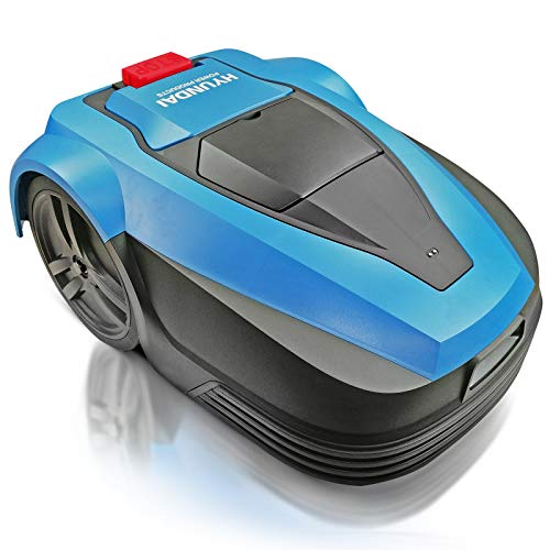 Hyundai Robot Lawnmower, 625sq Metre, Smart Mowing Functionality Robot Mower with 2 Year Warranty