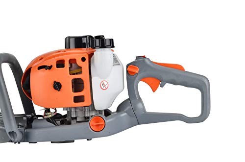 eSkde HT60-S7 Petrol Hedge Trimmer 24" Blades Adjustable Handle, Orange