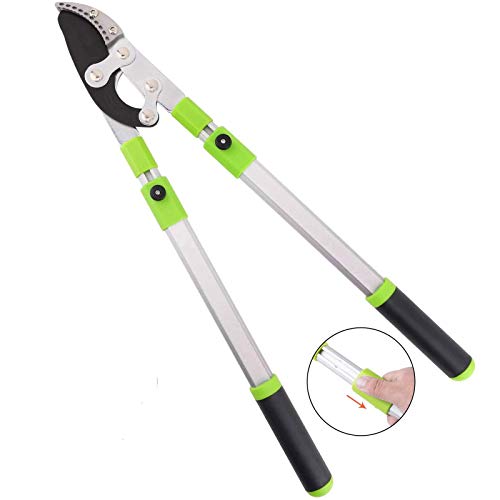 Namotu Telescopic Anvil Garden Tree Loppers - Heavy Duty Ratchet Lopper Extendable 690mm to 1030mm for Pruning Tree Hedge Branch