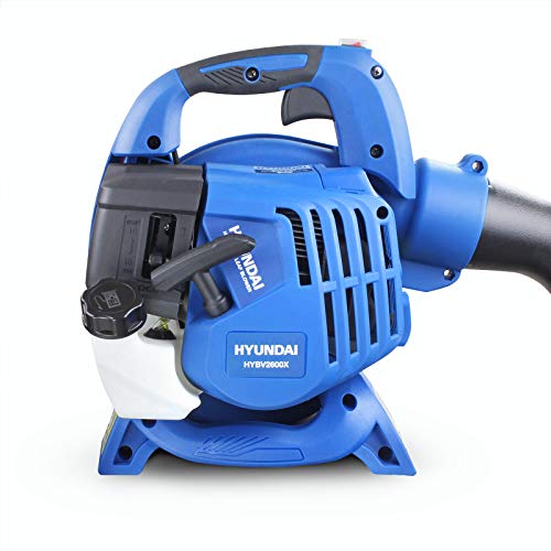 Hyundai 3-in-1 Petrol Leaf Blower, Garden Vacuum & Shredder, 26cc 2-Stroke with 3 Year Warranty