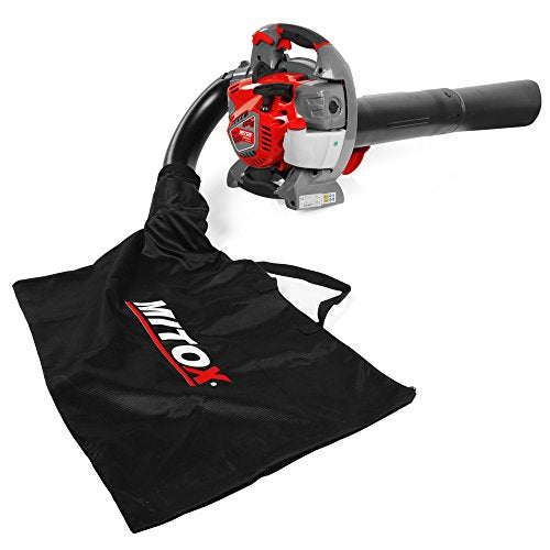 Mitox 280BVX Premium Petrol Leaf Blower/Vacuum, Red