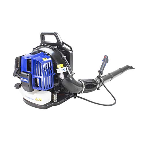 Hyundai Petrol Backpack Leaf Blower, 52cc, 2 Stroke Engine with Support Harnesses & 3 Year Warranty