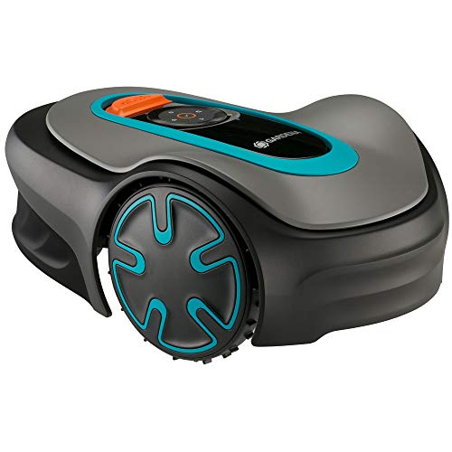 Gardena Robotic Mower SILENO minimo 500 m²: Intelligent lawn mower with excellent connectivity, programmable with the Gardena Bluetooth® app, UK version (15202-28)