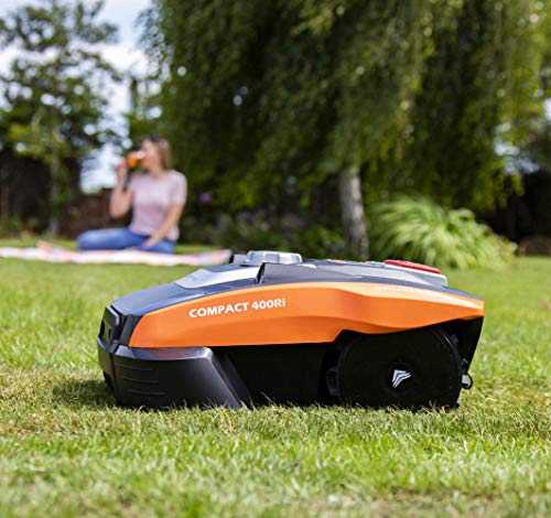 Yard Force Compact 400Ri Robotic Lawnmower with iRadar - Active Safety Technology for lawns up to 400m²