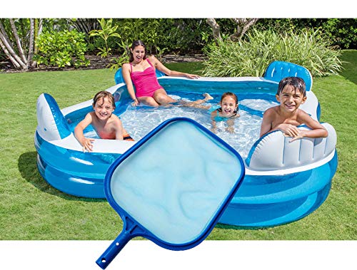 ATIE Pool, Spa, Hot Top, Fountain, Pond Fine Mesh Leaf Skimmer Rake Net, Ideal for Removing Leaves & Debris in In-Ground and Inflatable Above Ground Pool