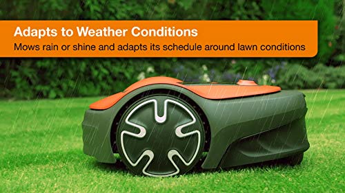 Flymo EasiLife 150 GO Robotic Lawn Mower - Cuts Up to 150 sq m, Ultra Quiet Mowing, Manicured Lawn, Bluetooth Application Control, Safety Sensors, Hose Washable, Lifestyle Functions