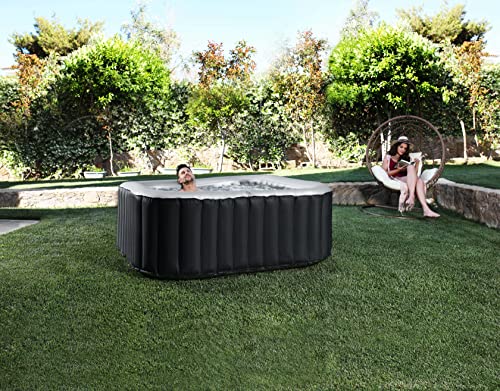 MSPA Alpine Delight Inflatable Portable Hot Tub Outdoor Spa-4 Seaters