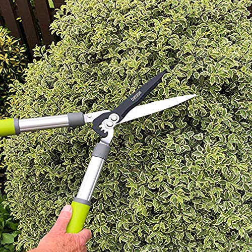 Heavy-Duty Gardening Shears with Lightweight Anti-Slip Handles and Razor-Sharp Blades - Advanced Geared Mechanism - Prune Your Garden in Comfort with Hedge Shears - 560mm- Garden Shears- Davaon Pro