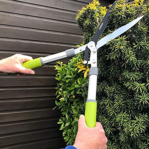 Garden Shears - Best Gardening Tool for Easy Cutting and Trimming - Ideal for Hedges, Shrubs and Bushes - Complete with Soft-Grip Handle- Garden Shears for Hedges & Grass- Hedge Shears - Davaon Pro